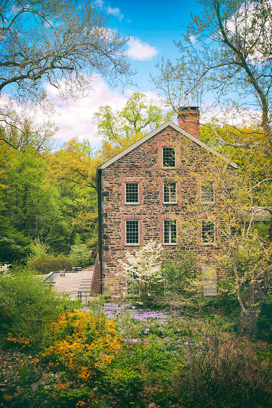 Stone Mill Poster featuring the photograph The Stone Mill in Spring by Jessica Jenney