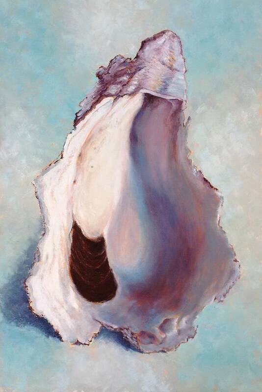 Oyster Poster featuring the painting The World is your Oyster by Pam Talley