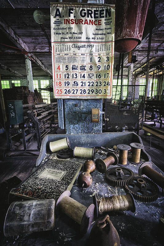 Lonaconing Poster featuring the photograph Time Is Frozen by Robert Fawcett