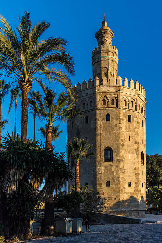 Europe Poster featuring the photograph Torre del Oro Sevilla Spain by Adam Rainoff
