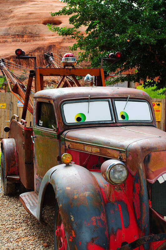 Tow Truck Poster featuring the photograph Tow Truck by Tikvah's Hope