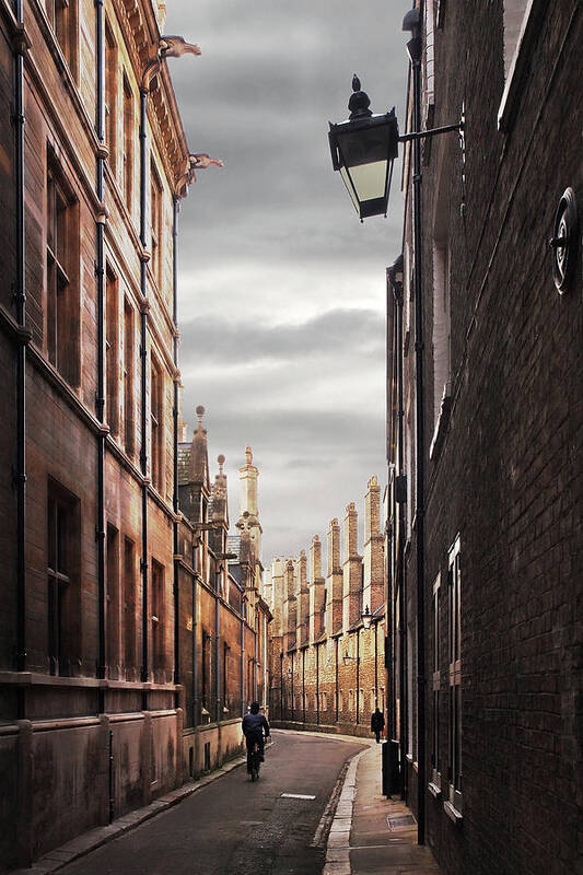 Cambridge Poster featuring the photograph Trinity Lane Cambridge by Gill Billington