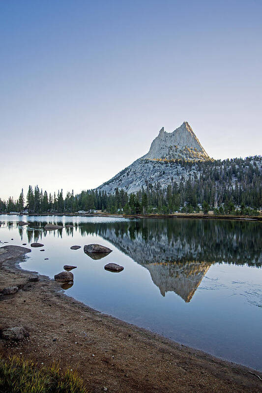 Upper Cathedral Lake Poster featuring the photograph Upper Cathedral Lake by Angie Schutt