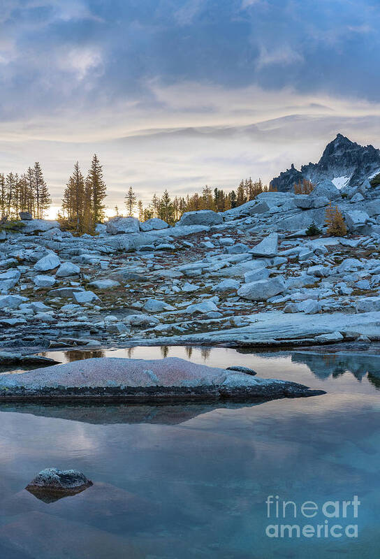 Enchantments Poster featuring the photograph Upper Enchantments Calm Pools by Mike Reid