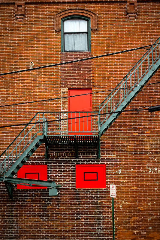Fire Escape Poster featuring the photograph Urban Escape by Colleen Kammerer
