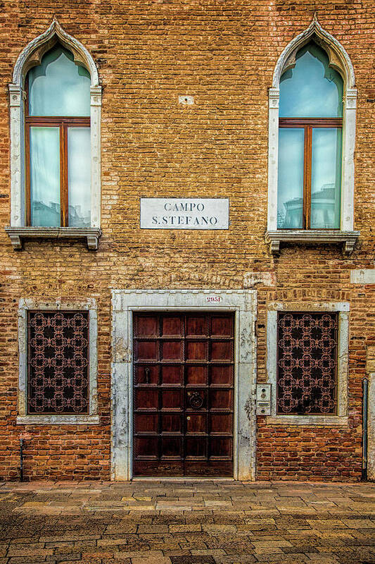 Venice Poster featuring the photograph Venetian Facade by Andrew Soundarajan