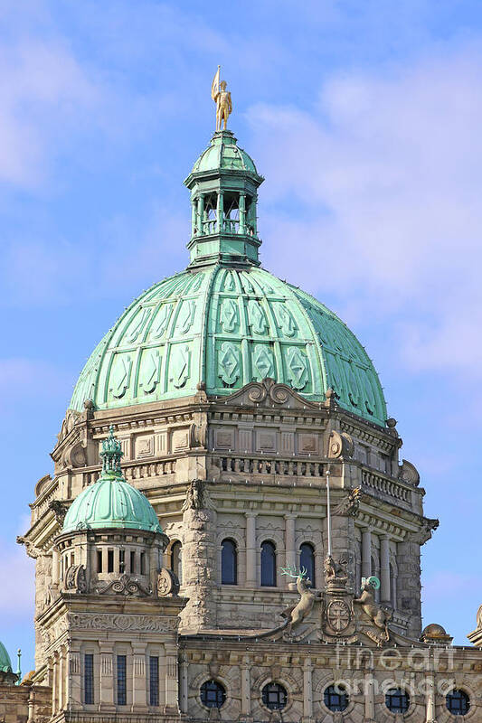 Victoria Bc Poster featuring the photograph Victoria BC Parliament 2117 by Jack Schultz