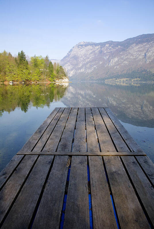 Bohinj Poster featuring the photograph Visions of Bohinj by Ian Middleton