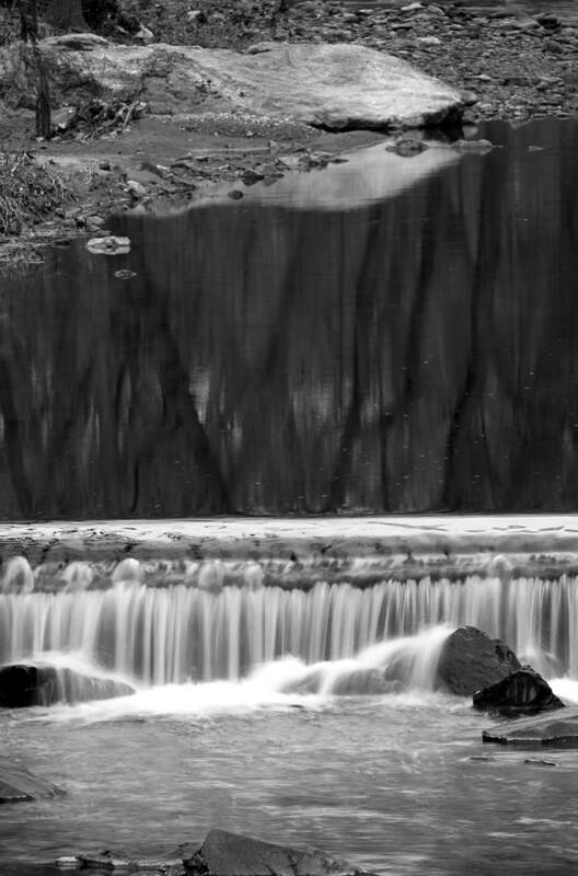 03.19.16_b Img_2034 Poster featuring the photograph Water Fall and Reflexions by Dorin Adrian Berbier