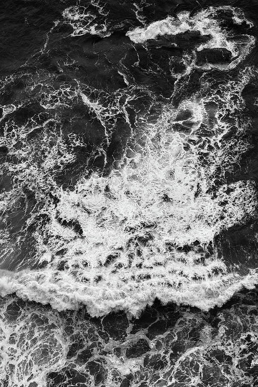 Waves Poster featuring the photograph Waves of the Atlantic Ocean by Stephen Russell Shilling