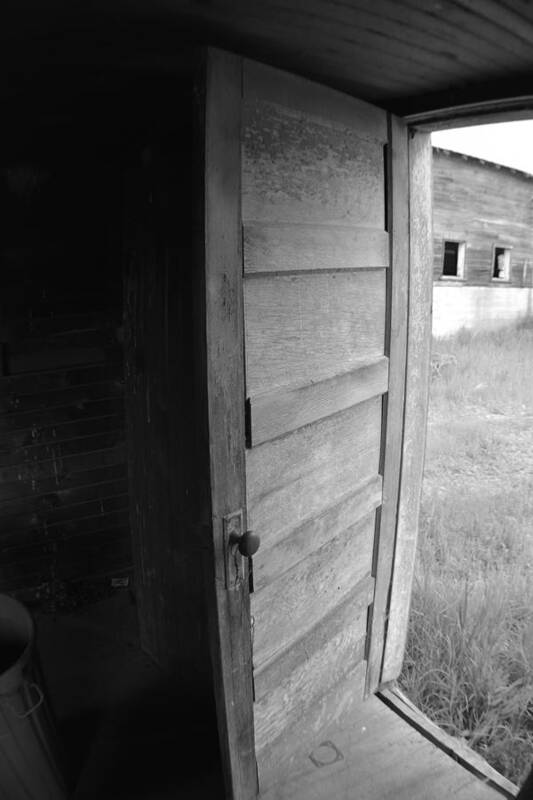 Black And White Poster featuring the photograph When One Door Opens.... by Jimmy Chuck Smith