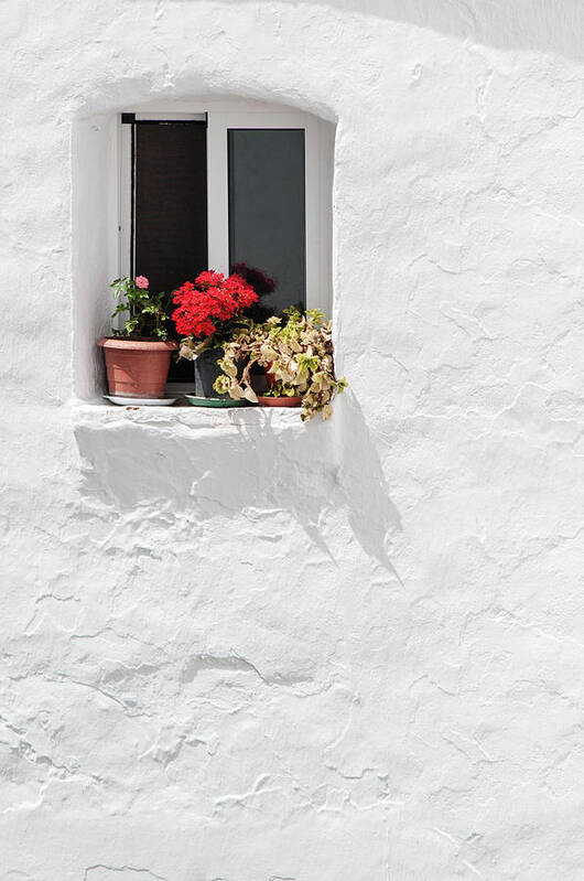 Andalucia Poster featuring the photograph White Window by Geoff Smith