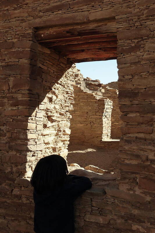 Chaco Canyon Poster featuring the photograph Window to the Past by David Diaz