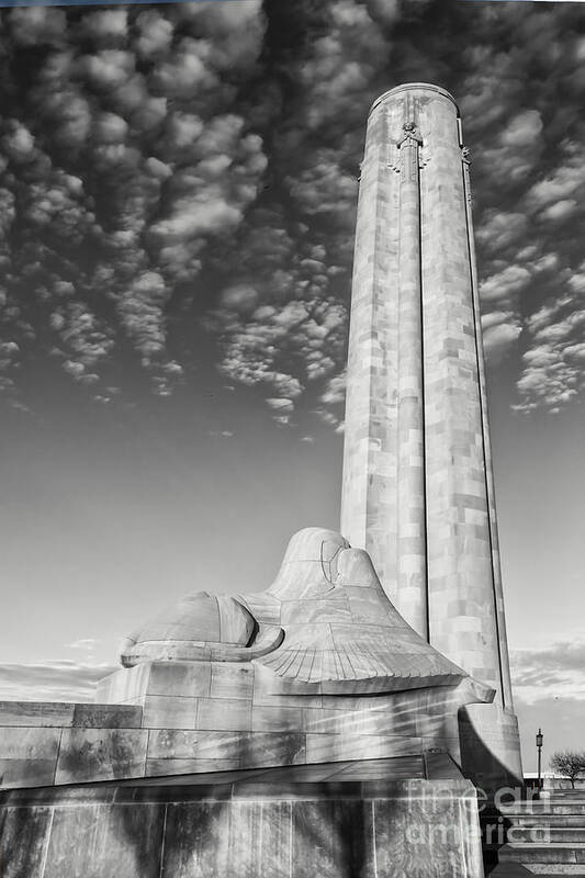 Liberty Memorial Poster featuring the photograph World War I Memorial by Dennis Hedberg