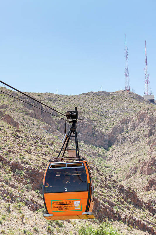 El Paso Poster featuring the photograph Wyler Aerial Tramway by SR Green