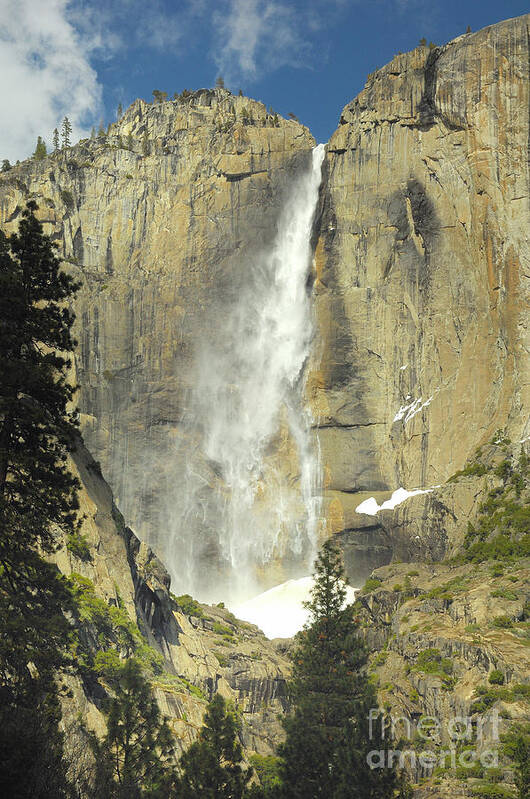 Yosemite Falls Poster featuring the photograph Yosemite Falls by Marc Bittan