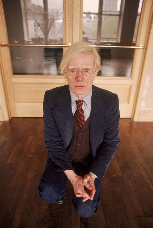 American Artist Poster featuring the photograph Andy Warhol #1 by Allen Green