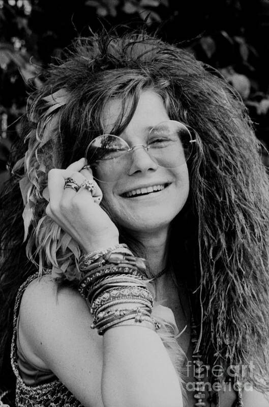 Singer Poster featuring the photograph Janis Joplin At The Hotel Chelsea In Nyc #1 by The Estate Of David Gahr