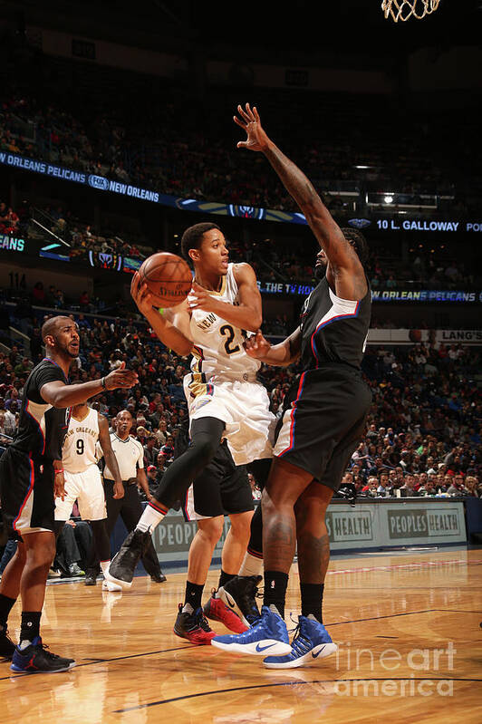 Anthony Brown Poster featuring the photograph La Clippers V New Orleans Pelicans #1 by Layne Murdoch