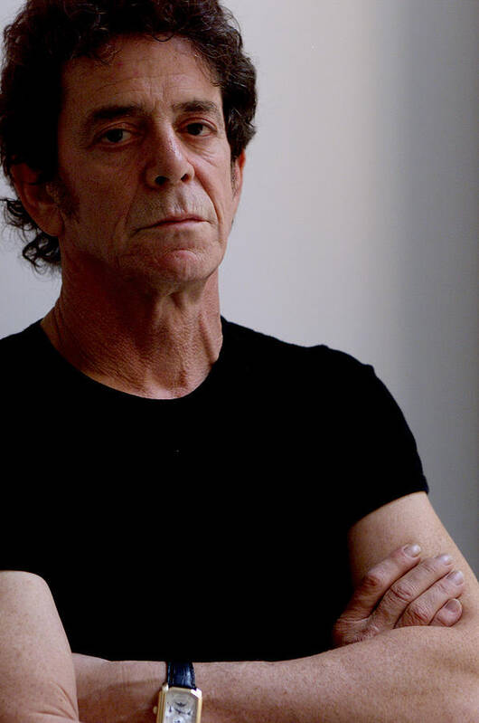 Music Poster featuring the photograph Lou Reed #1 by New York Daily News