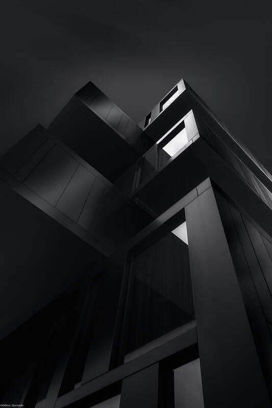 Architecture Poster featuring the photograph Shapes #1 by Olavo Azevedo
