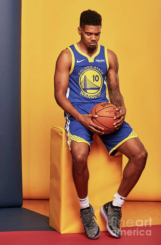 Jacob Evans Iii Poster featuring the photograph 2018 Nba Rookie Photo Shoot #125 by Jennifer Pottheiser