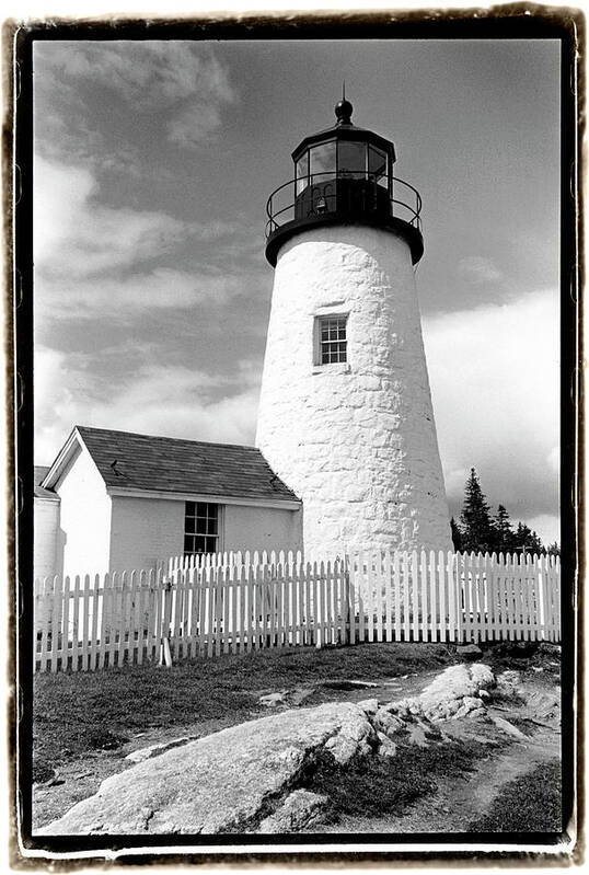 Lighthouse Poster featuring the photograph Pemaquid Point Light, Maine I #2 by Laura Denardo