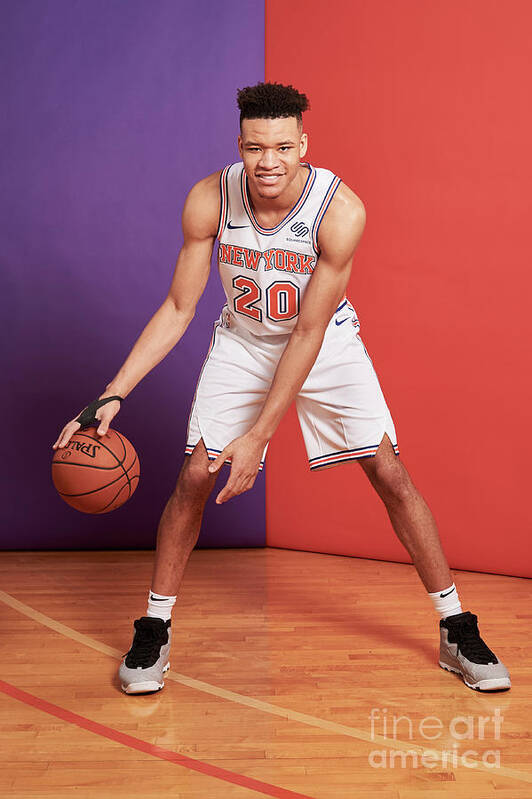 Kevin Knox Poster featuring the photograph 2018 Nba Rookie Photo Shoot #294 by Jennifer Pottheiser