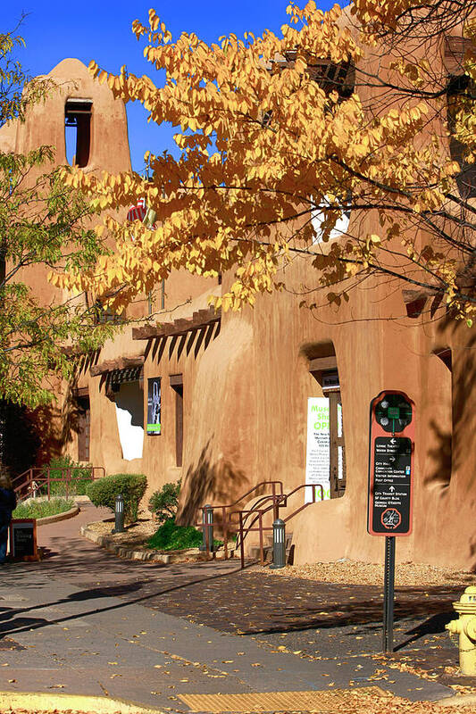 New Mexico Museum Of Art Poster featuring the photograph New Mexico Museum of Art #3 by Chris Smith