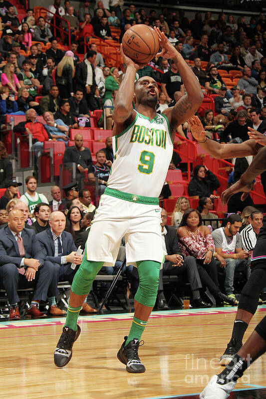 Brad Wanamaker Poster featuring the photograph Boston Celtics V Miami Heat #4 by Oscar Baldizon