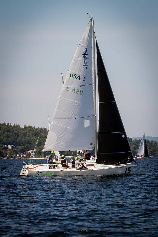 Sailing Poster featuring the photograph 2019 J80 North American Championships #44 by Benjamin Dahl