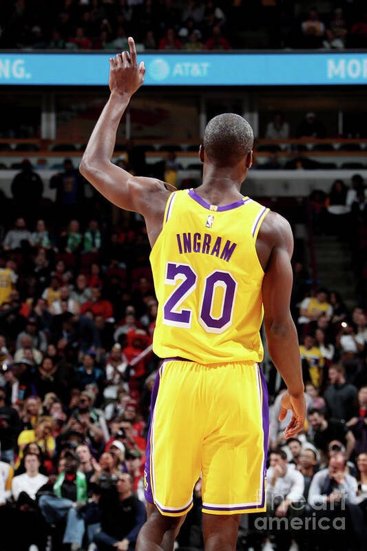 Andre Ingram Poster featuring the photograph Los Angeles Lakers V Chicago Bulls #5 by Nathaniel S. Butler