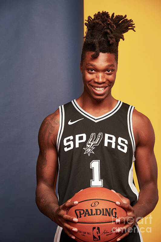 Lonnie Walker Iv Poster featuring the photograph 2018 Nba Rookie Photo Shoot #54 by Jennifer Pottheiser