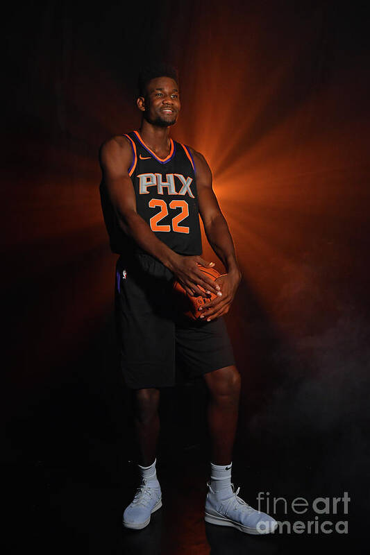 Deandre Ayton Poster featuring the photograph 2018 Nba Rookie Photo Shoot #66 by Jesse D. Garrabrant