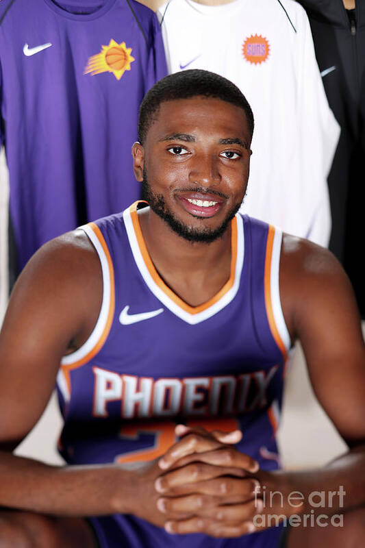 Mikal Bridges Poster featuring the photograph 2018 Nba Rookie Photo Shoot #68 by Nathaniel S. Butler