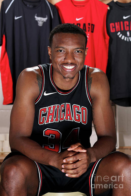 Wendell Carter Jr Poster featuring the photograph 2018 Nba Rookie Photo Shoot #73 by Nathaniel S. Butler