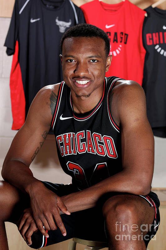 Wendell Carter Jr Poster featuring the photograph 2018 Nba Rookie Photo Shoot #77 by Nathaniel S. Butler