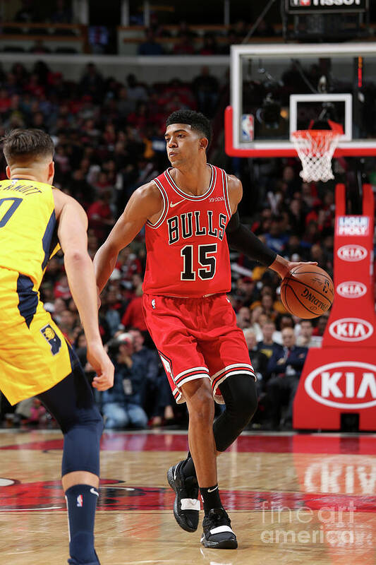 Chandler Hutchison Poster featuring the photograph Indiana Pacers V Chicago Bulls #8 by Gary Dineen
