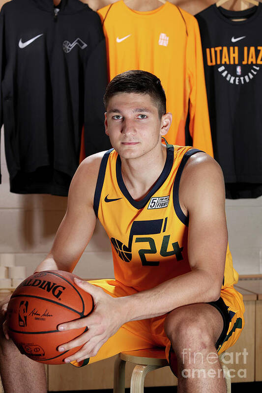 Grayson Allen Poster featuring the photograph 2018 Nba Rookie Photo Shoot #84 by Nathaniel S. Butler