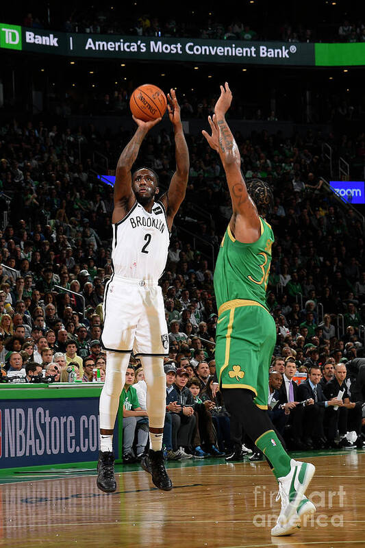 Taurean Prince Poster featuring the photograph Brooklyn Nets V Boston Celtics #9 by Brian Babineau