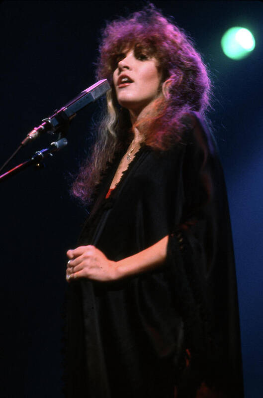 Music Poster featuring the photograph Stevie Nicks Of Fleetwood Mac #9 by Mediapunch