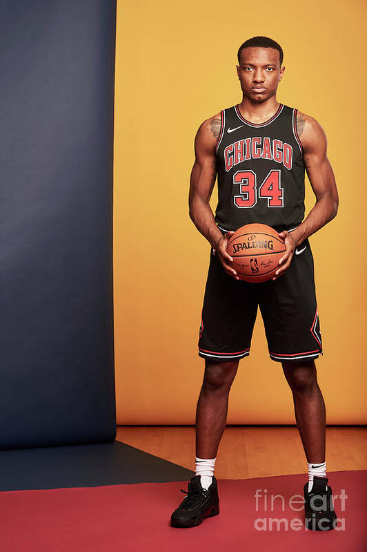 Wendell Carter Poster featuring the photograph 2018 Nba Rookie Photo Shoot #97 by Jennifer Pottheiser