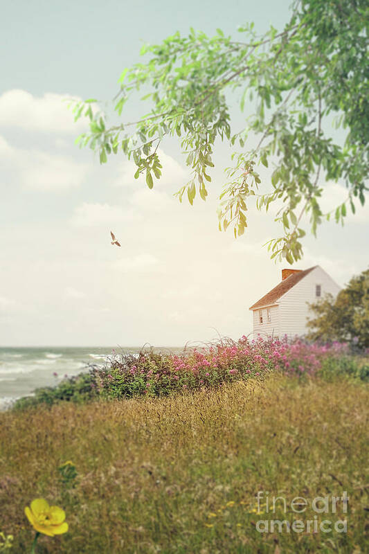 House Poster featuring the photograph A House By The Sea by Ethiriel Photography