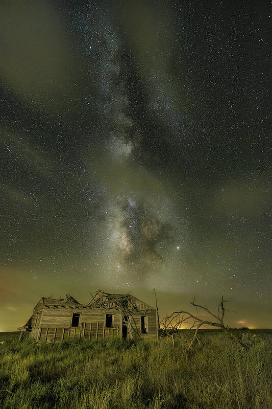 Milky Way Poster featuring the photograph Backyard Memories 3 by James Clinich