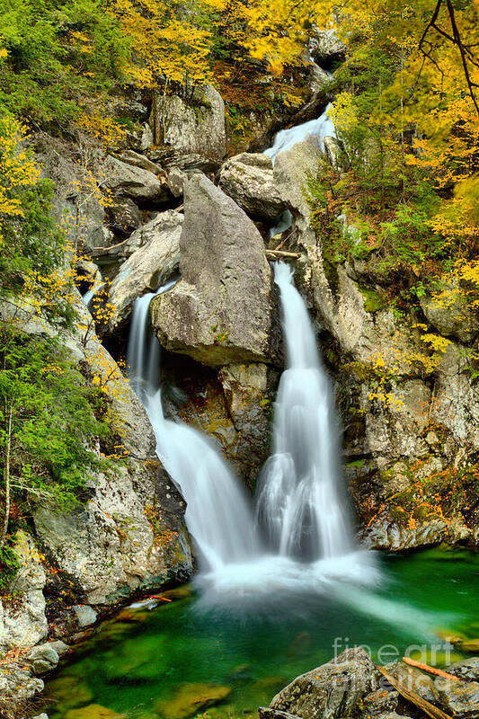 Bash Bish Falls Poster featuring the photograph Bash Bish Falls Emerald Pool by Adam Jewell