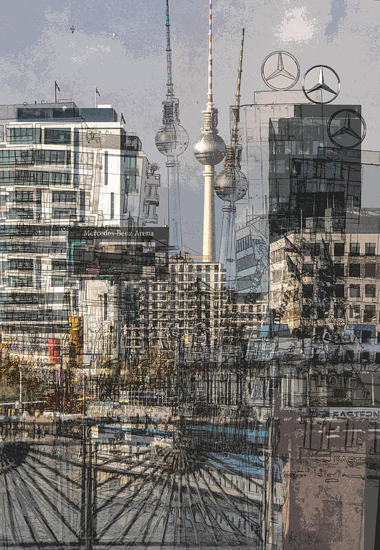 Berlin Poster featuring the photograph Berlin by Stephan Rckert