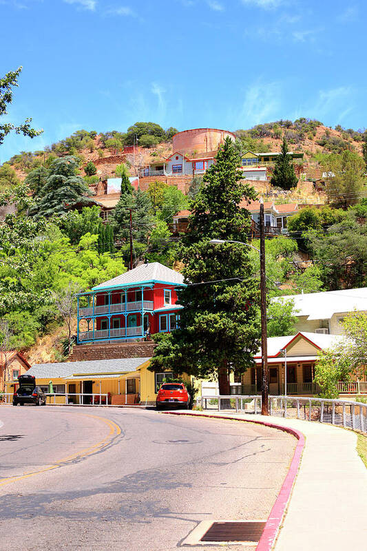 Hillside Poster featuring the photograph Bisbee AZ by Chris Smith