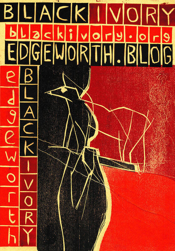 Smoker Poster featuring the relief Black Ivory Smoker by Edgeworth Johnstone