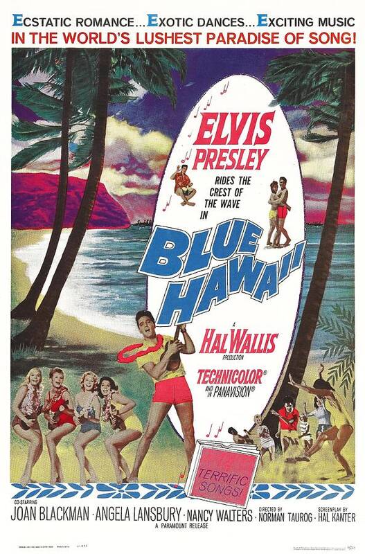 1960s Poster featuring the photograph Blue Hawaii -1961-. by Album