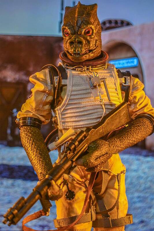 Bossk Poster featuring the digital art Like a Bossk by Jeremy Guerin